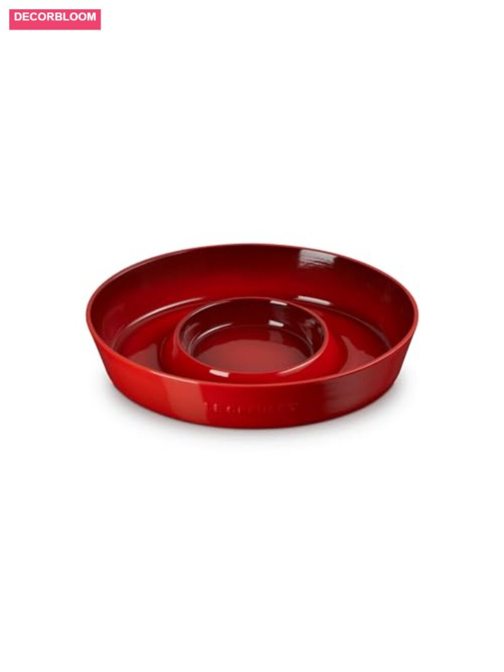 Le Creuset Stoneware Oval Chip and Dip Platter 13 with Mini Cocotte Oven Safe